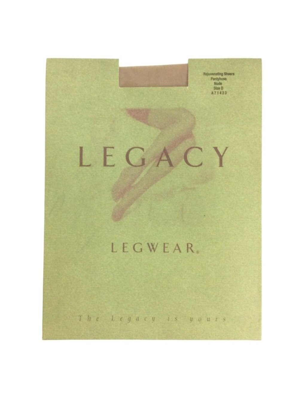 Legacy Legwear Pantyhose Size D Nude Beige Rejuvenating Sheers QVC A71423